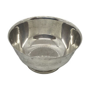 Oneida 8" Silver Plate Fruit Bowl Vintage Paul Revere Reproduction Center Piece